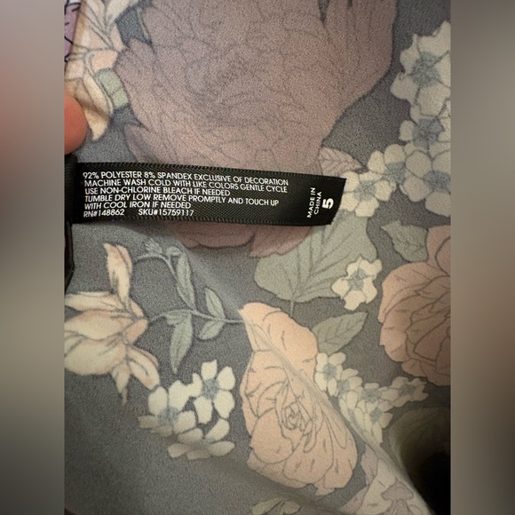 Torrid Sleep Floral Lace Trim Cami Women’s Size 5 5X Lounge Top - Picture 4 of 6